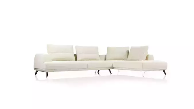 Corner Italian sofa Doge from Italia Lounge  3D model