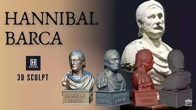 HANNIBAL BARCA Bust