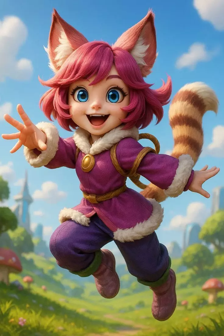 LENDAS MOVEIS NANA FELINE 3D print model