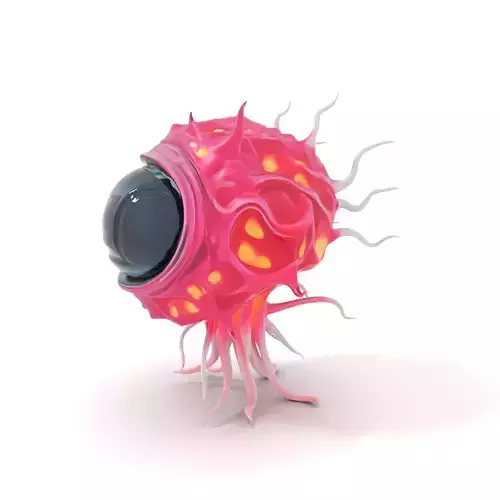 Glowing Tentacle Monster model pack