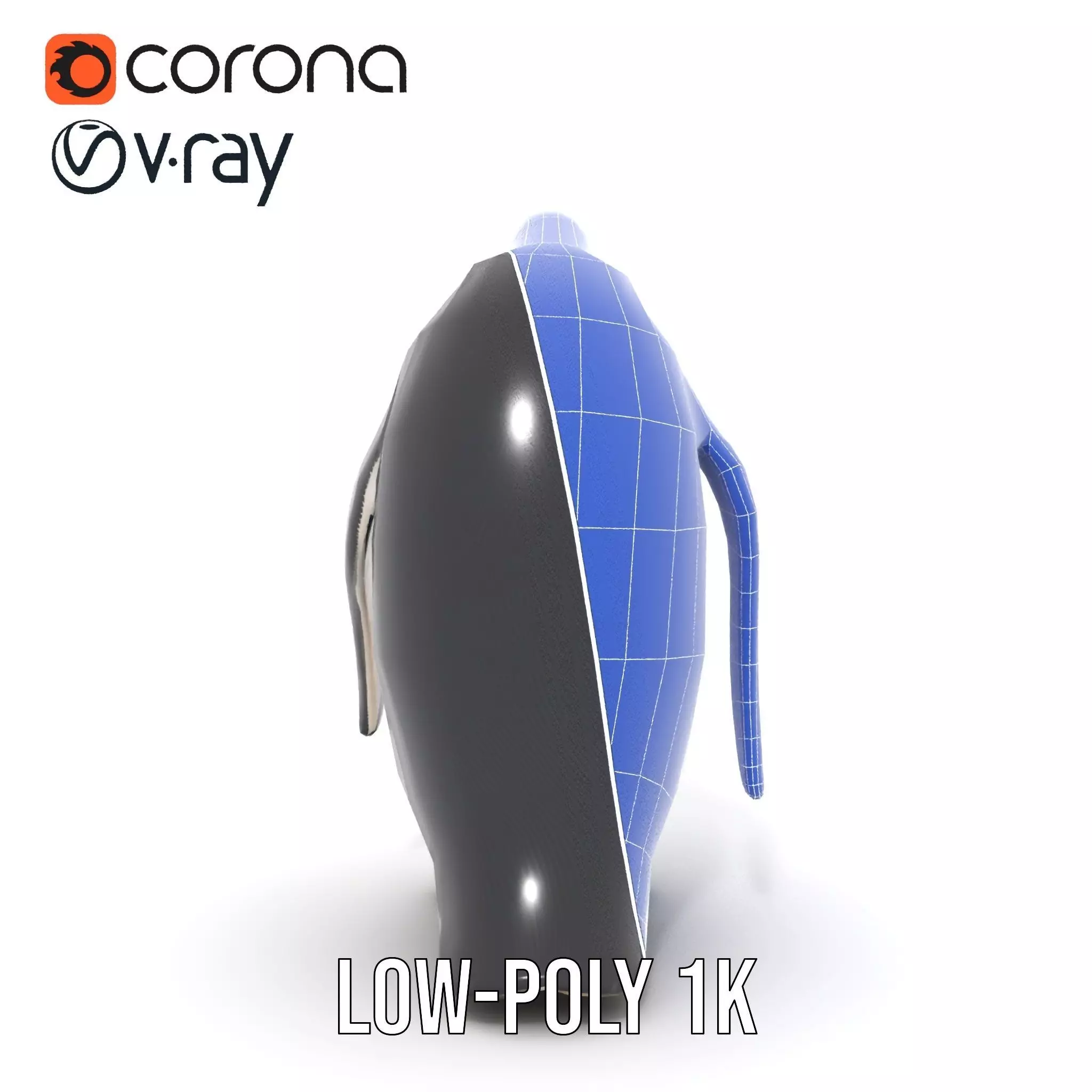 Realistic Emperor Penguin model pack Low-poly 3D model_16