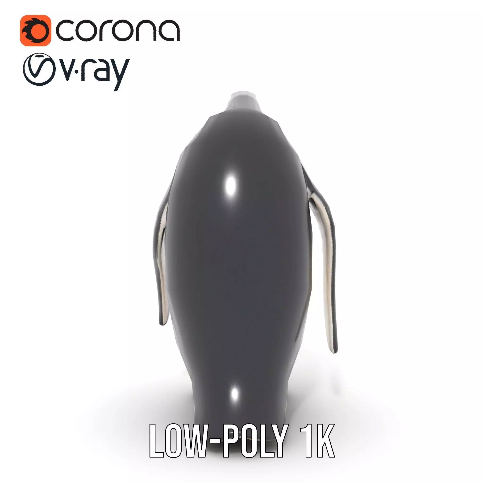 Realistic Emperor Penguin model pack Low-poly 3D model_25