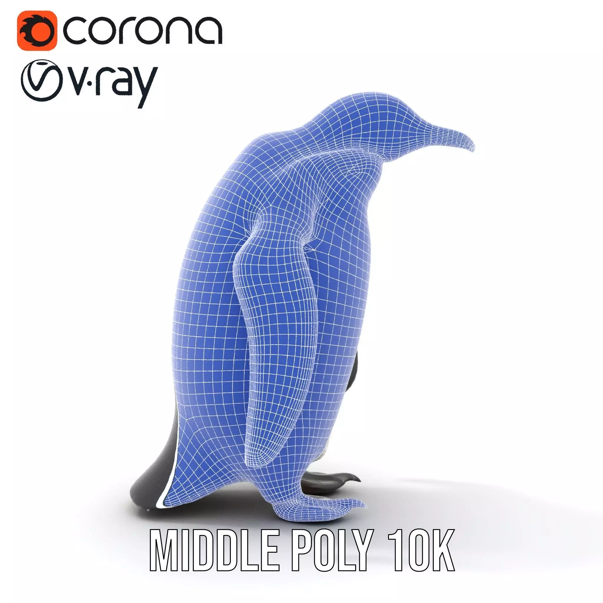 Realistic Emperor Penguin model pack Low-poly 3D model_27
