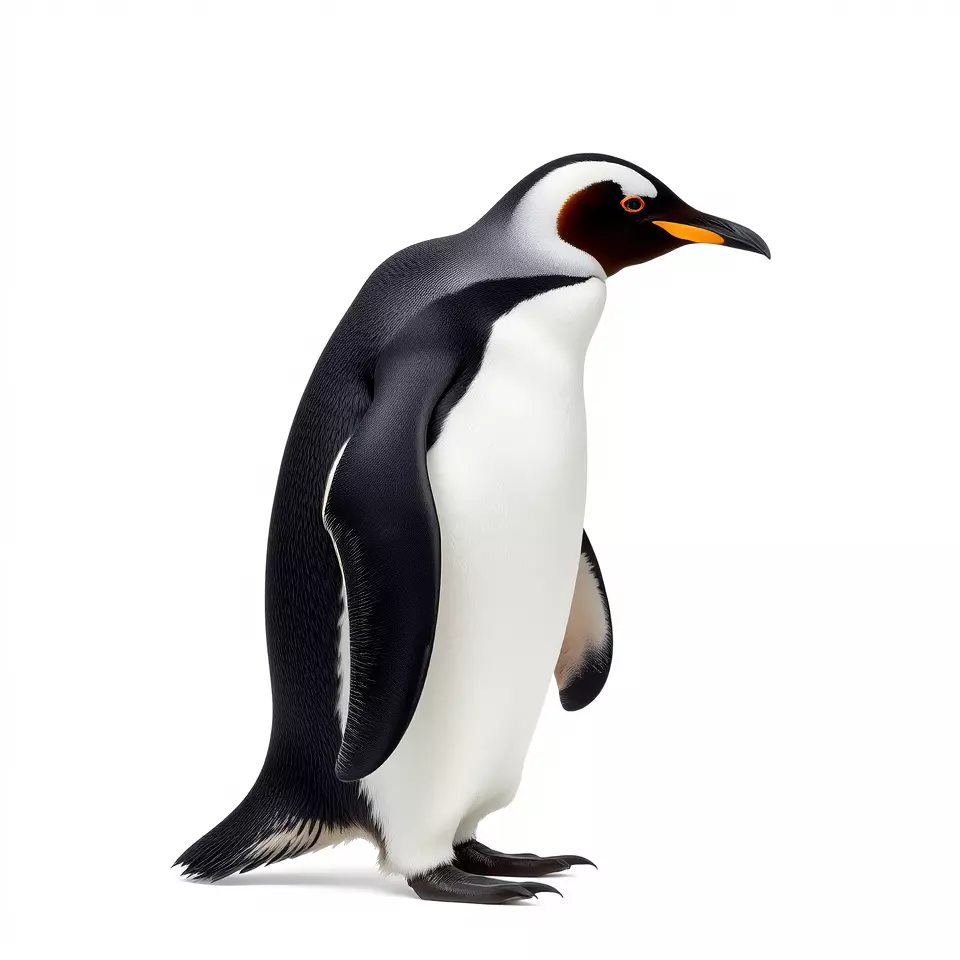 Realistic Emperor Penguin model pack Low-poly 3D model_2