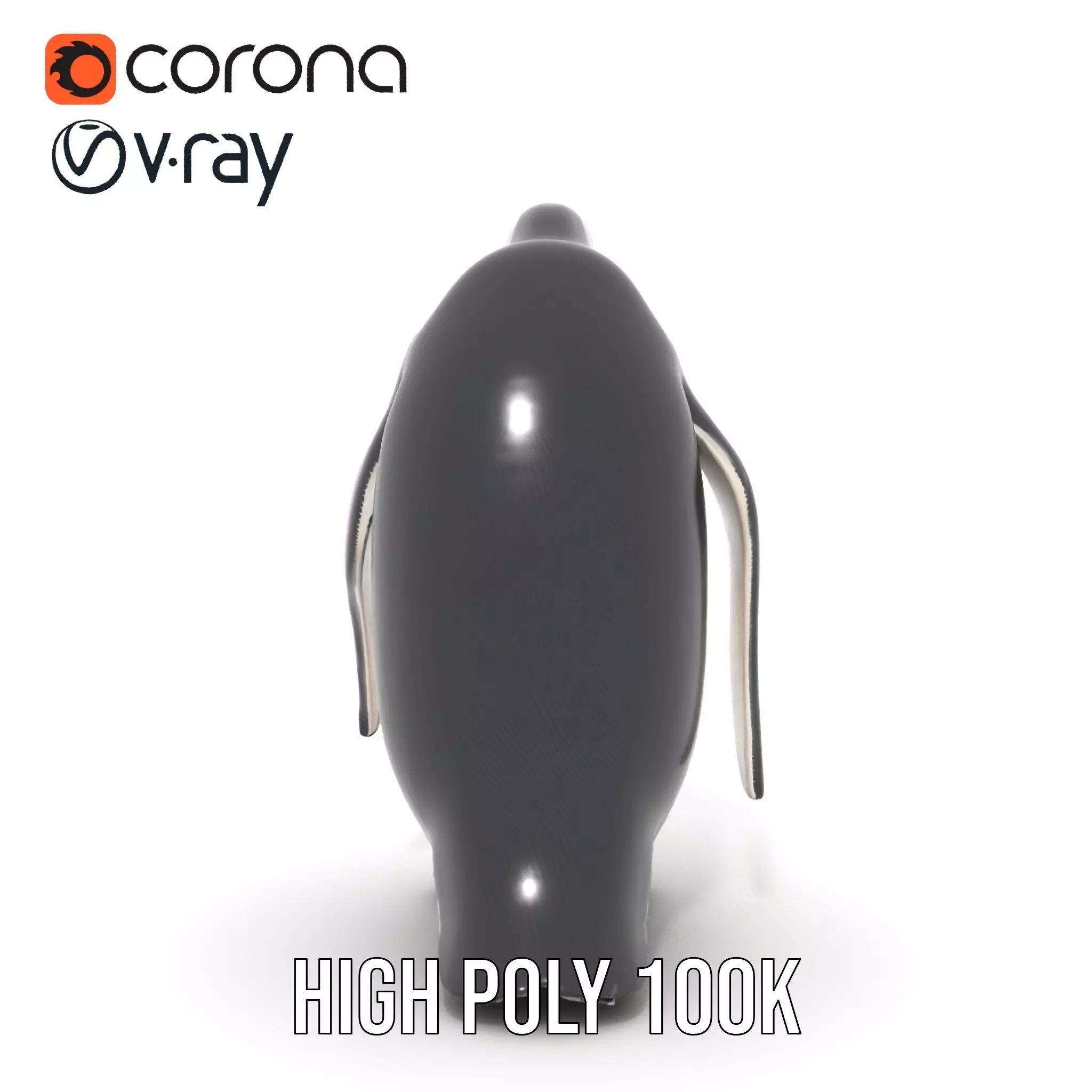 Realistic Emperor Penguin model pack Low-poly 3D model_23