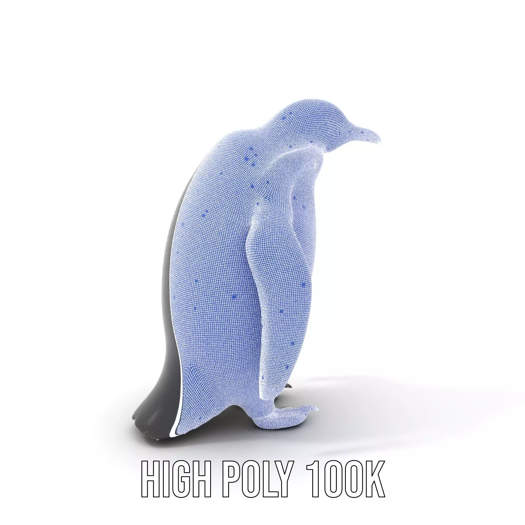 Realistic Emperor Penguin model pack Low-poly 3D model_4