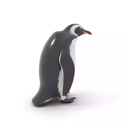 Realistic Emperor Penguin model pack Low-poly 3D model