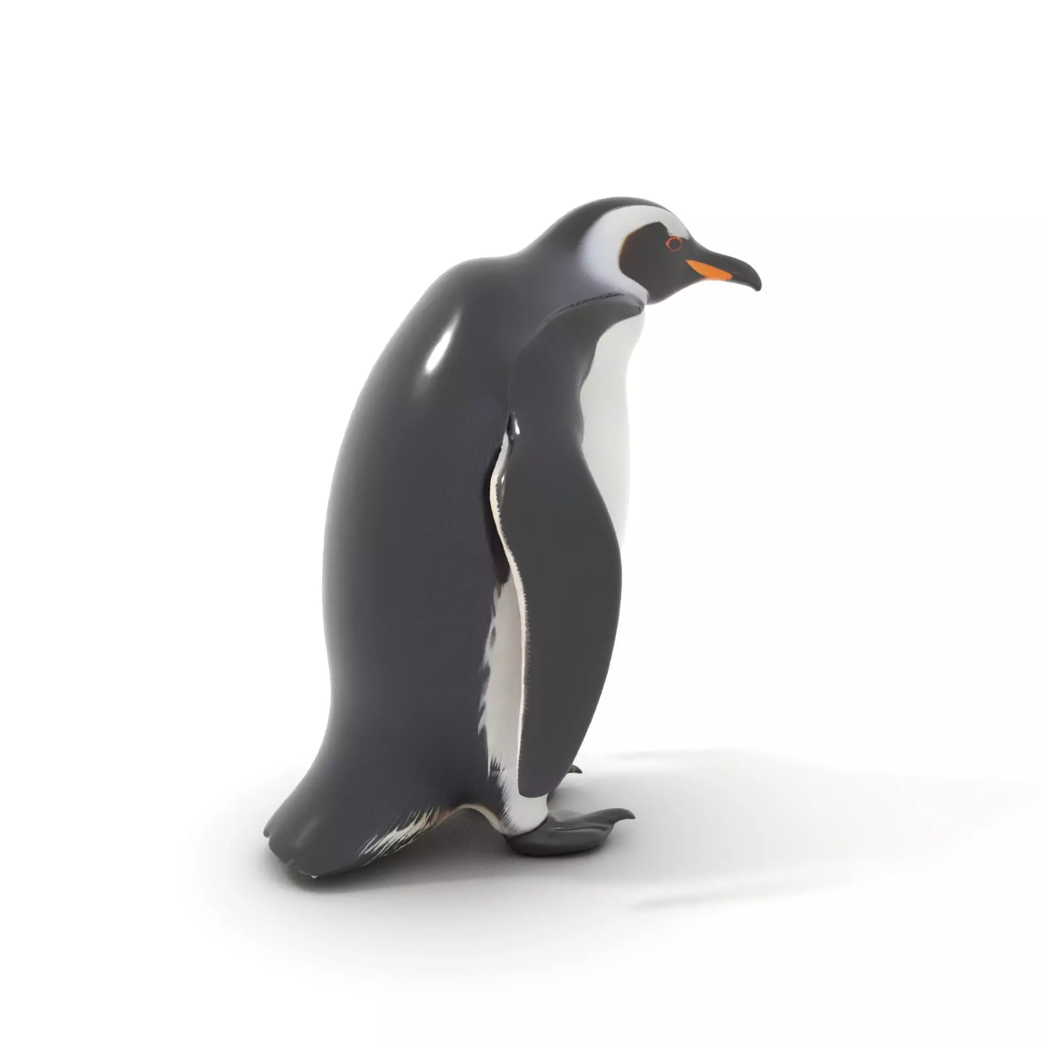 Realistic Emperor Penguin model pack Low-poly 3D model_0
