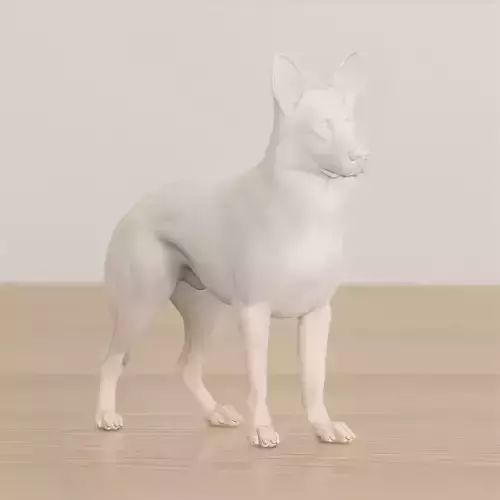 Sculpted Dog 3D Printable