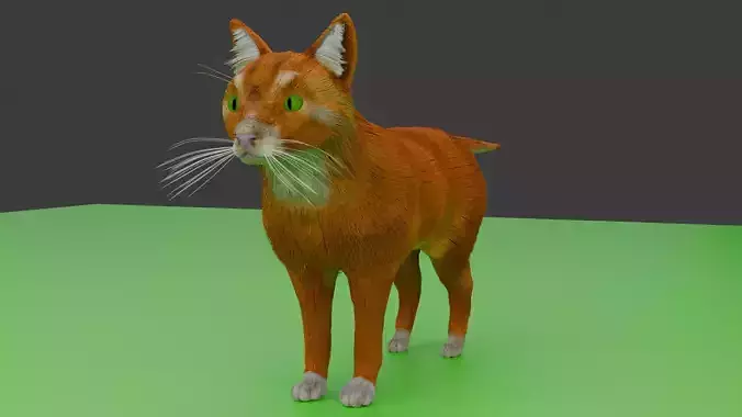 Low-poly Cat
