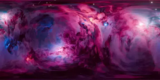 Sakura Void Nebula HDRI 12k 360 equirectangular