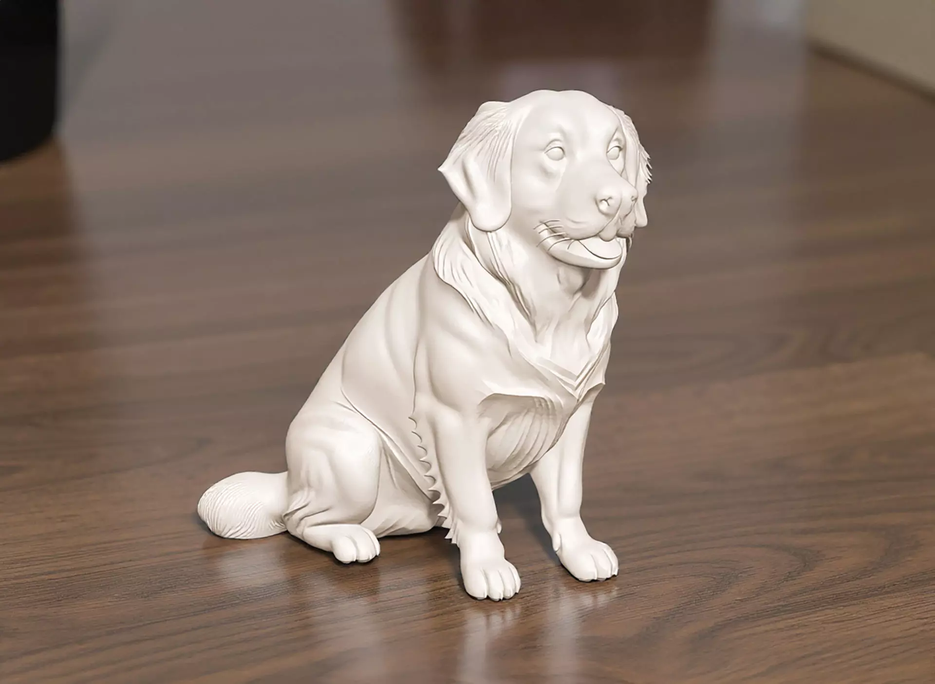 Golden Retriever 3D Printable 3D print model