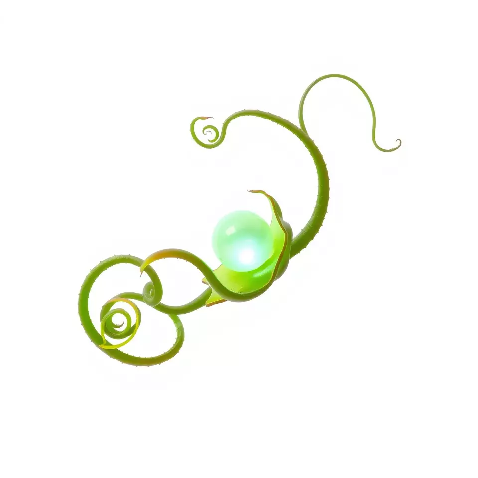 Green Ethereal Spiral model pack Low-poly 3D model_2