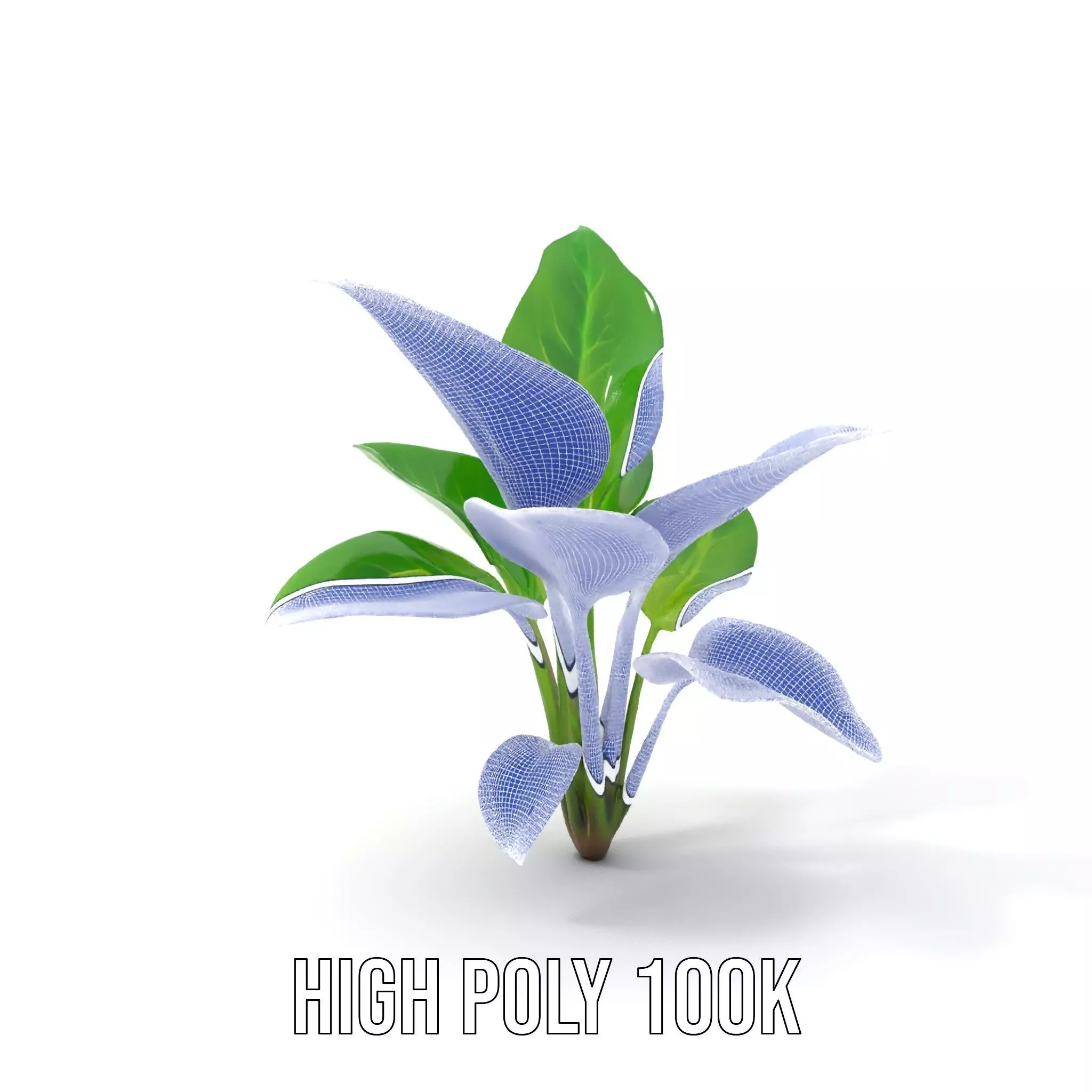 Lush Green Foliage model pack Low-poly 3D model_4
