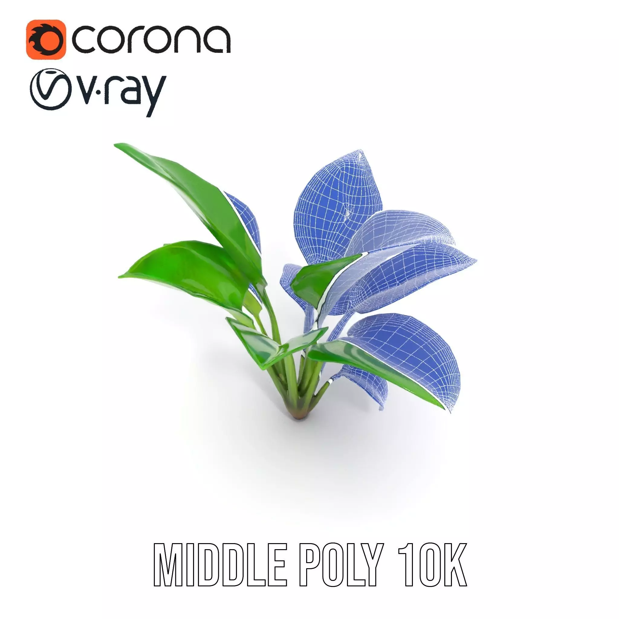 Lush Green Foliage model pack Low-poly 3D model_18