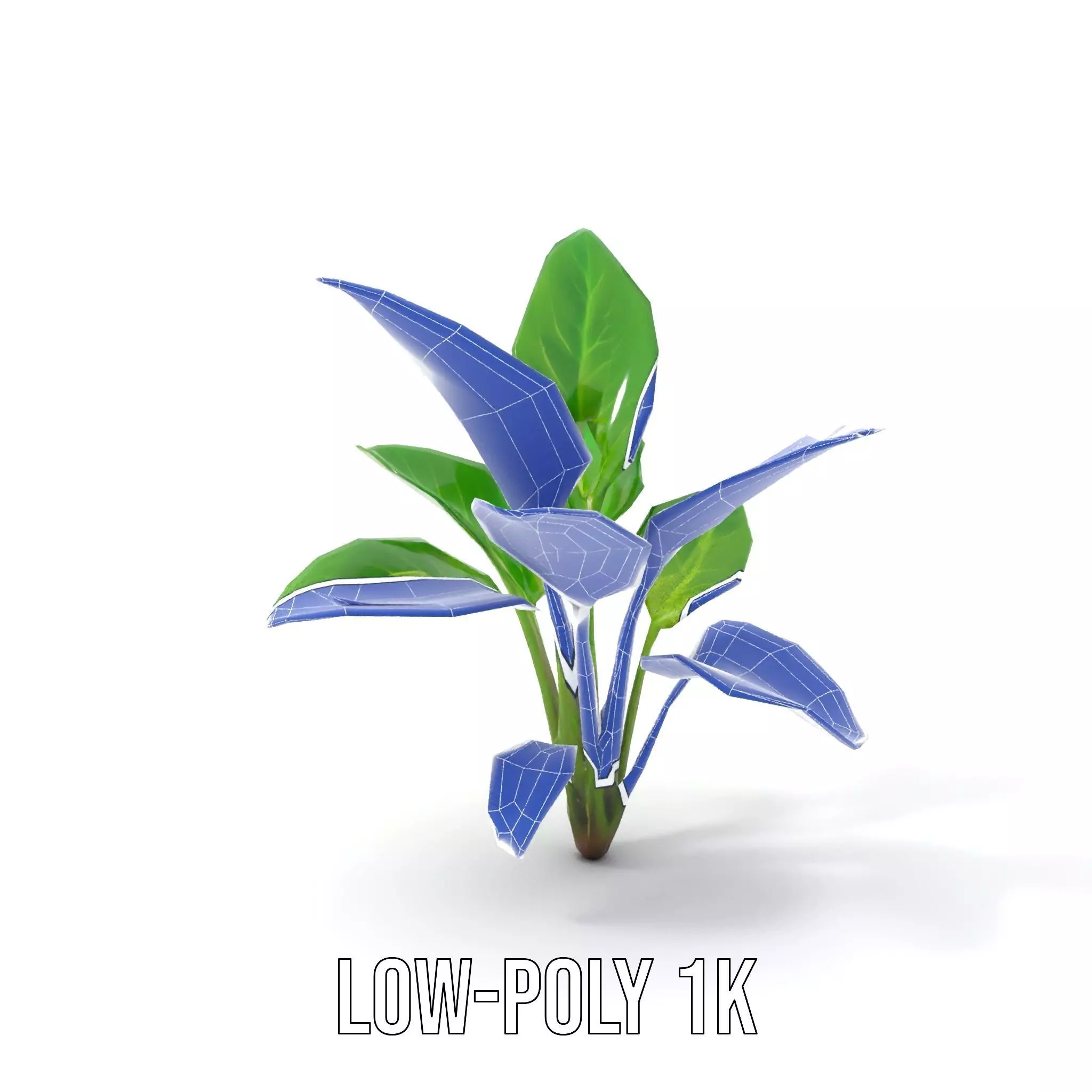 Lush Green Foliage model pack Low-poly 3D model_28