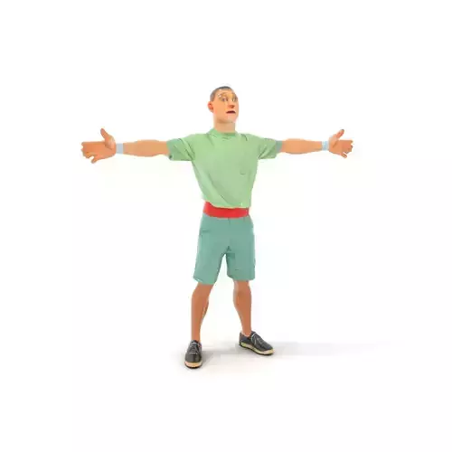 Energetic Teen Character model pack Low-poly 3D model Energetic Teen Character model pack Low-poly 3D model