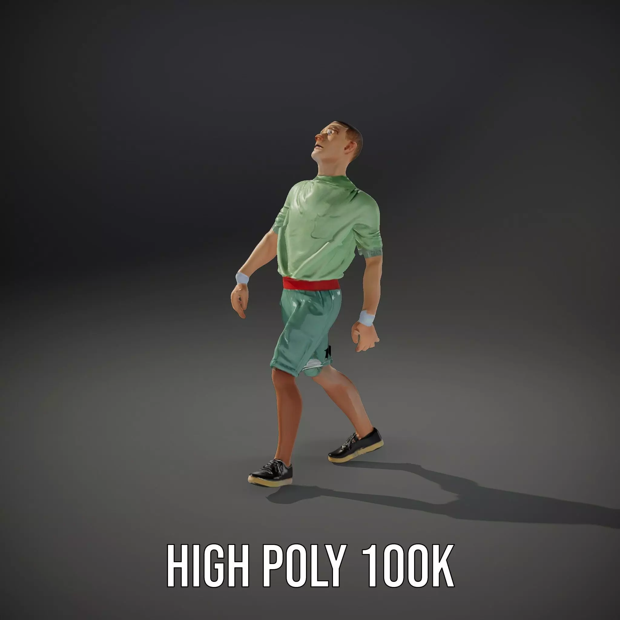 Energetic Teen Character model pack Low-poly 3D model_31