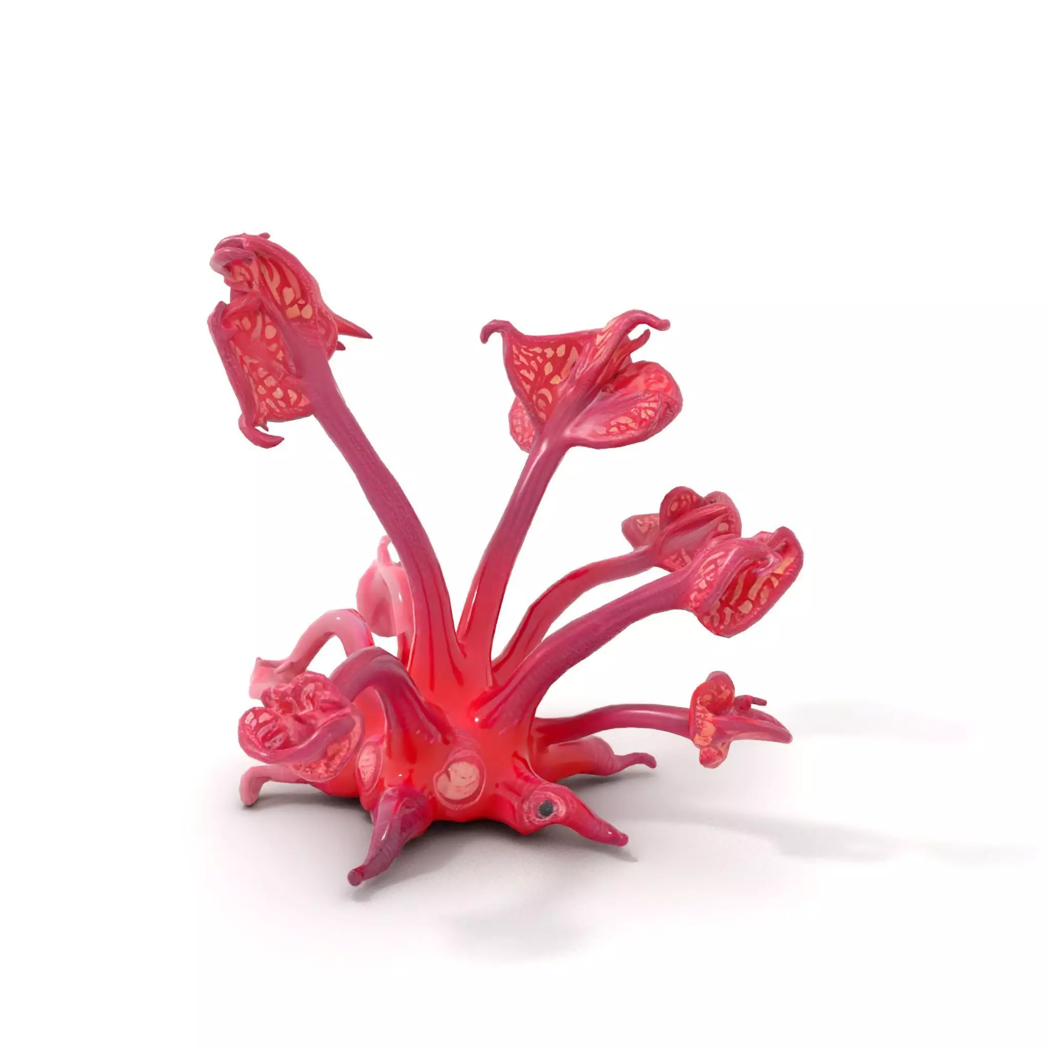 Mystical Pink Flora model pack Low-poly 3D model_5