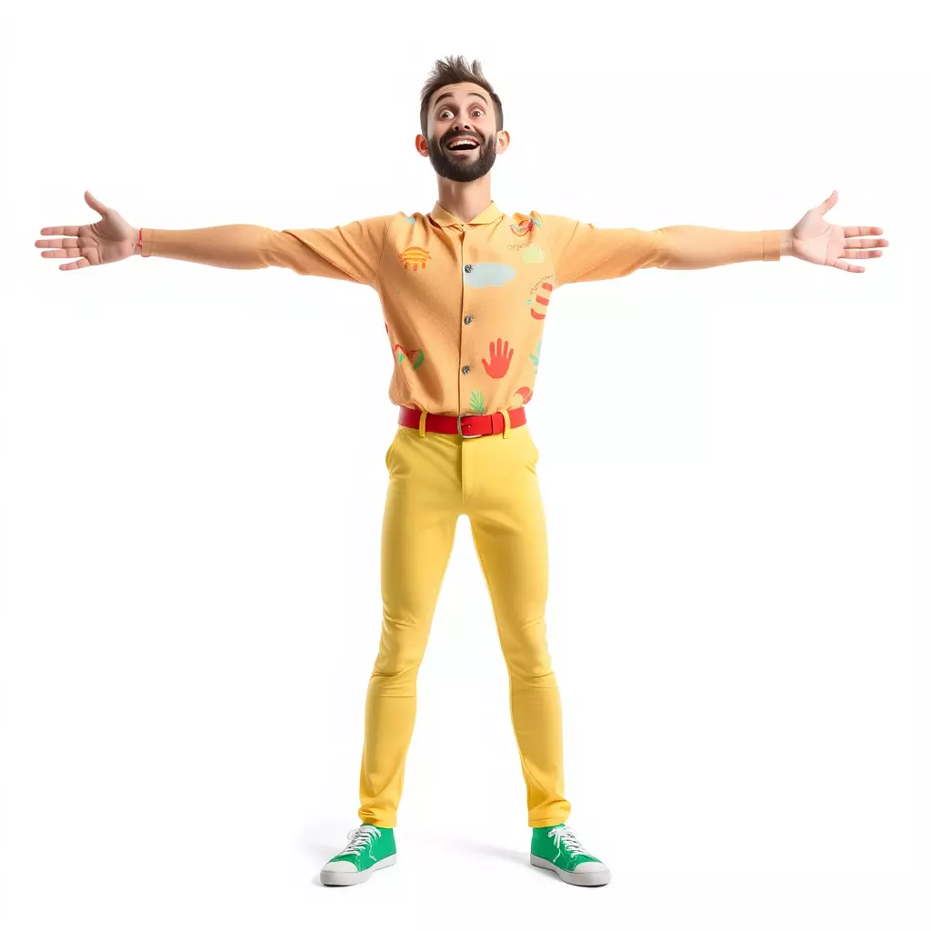 Colorful Character model pack Low-poly 3D model_2