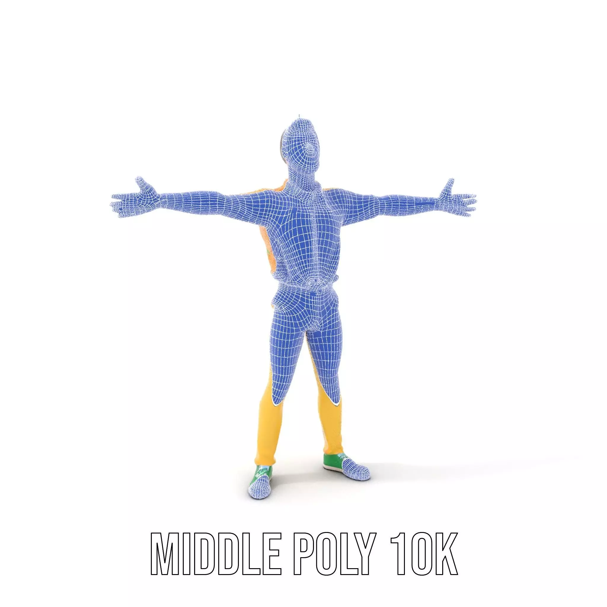 Colorful Character model pack Low-poly 3D model_27