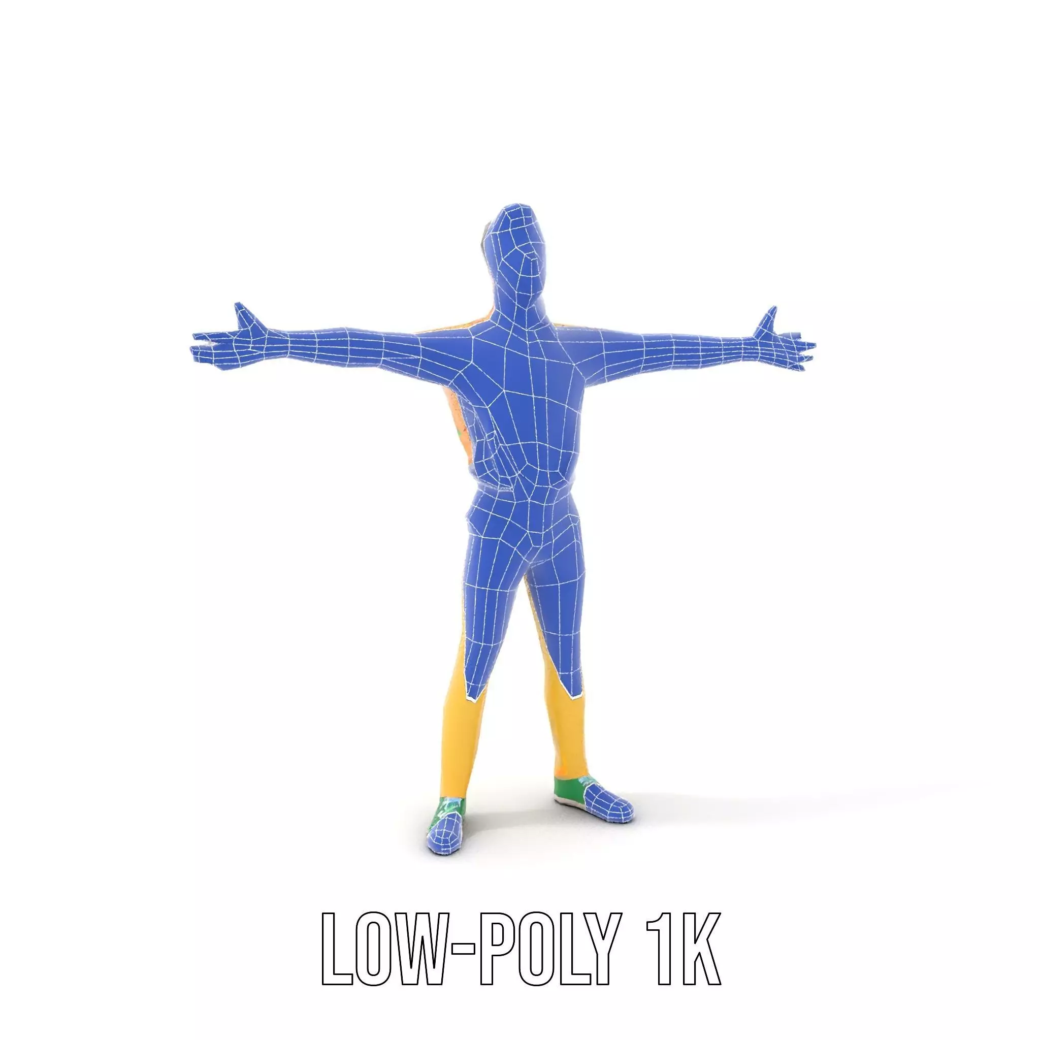 Colorful Character model pack Low-poly 3D model_22