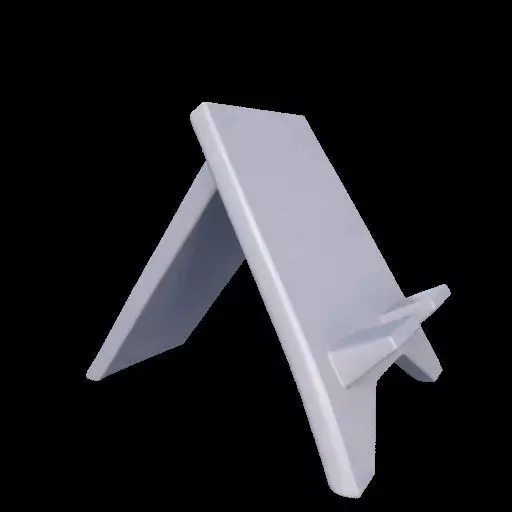 Purpose Stand for Phone or Book 3D print model_25