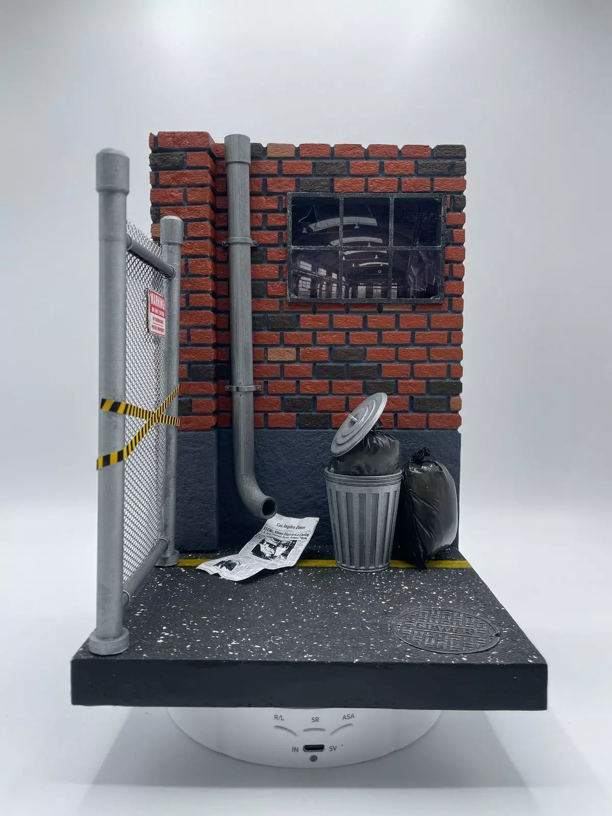 street alley diorama base 3D print model