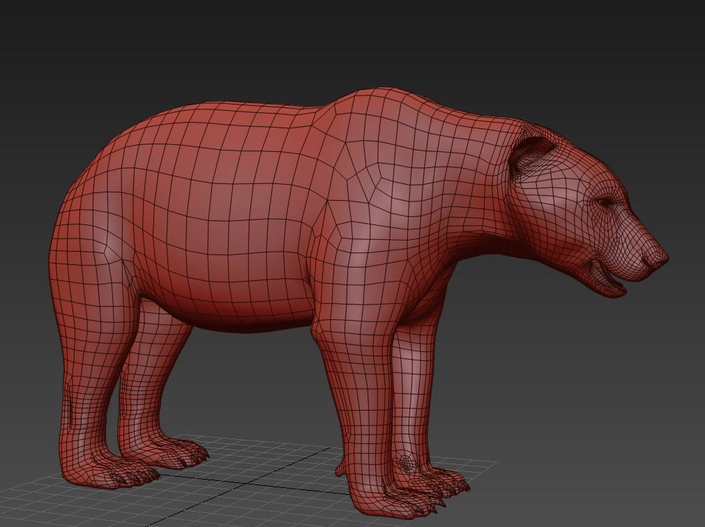 3D animated Polar Bear  3D model_20