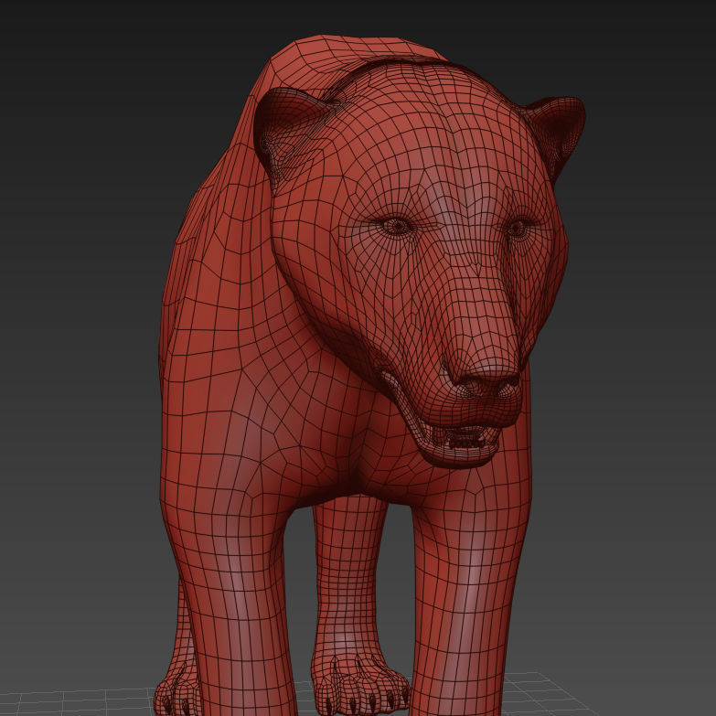 3D animated Polar Bear  3D model_22