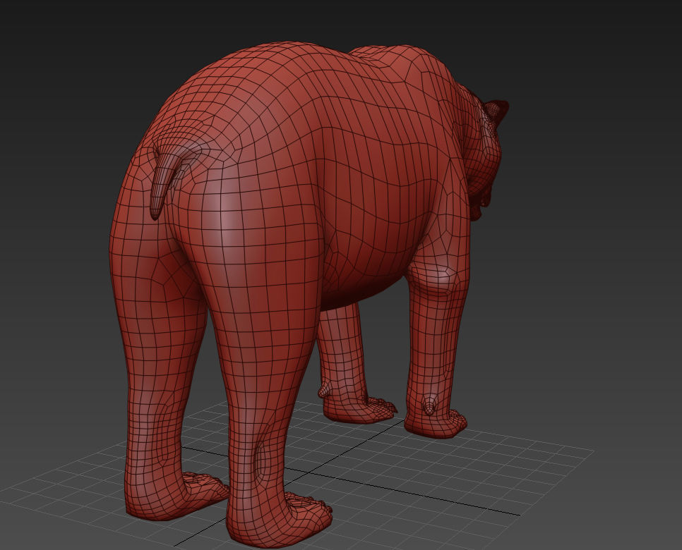 3D animated Polar Bear  3D model_21