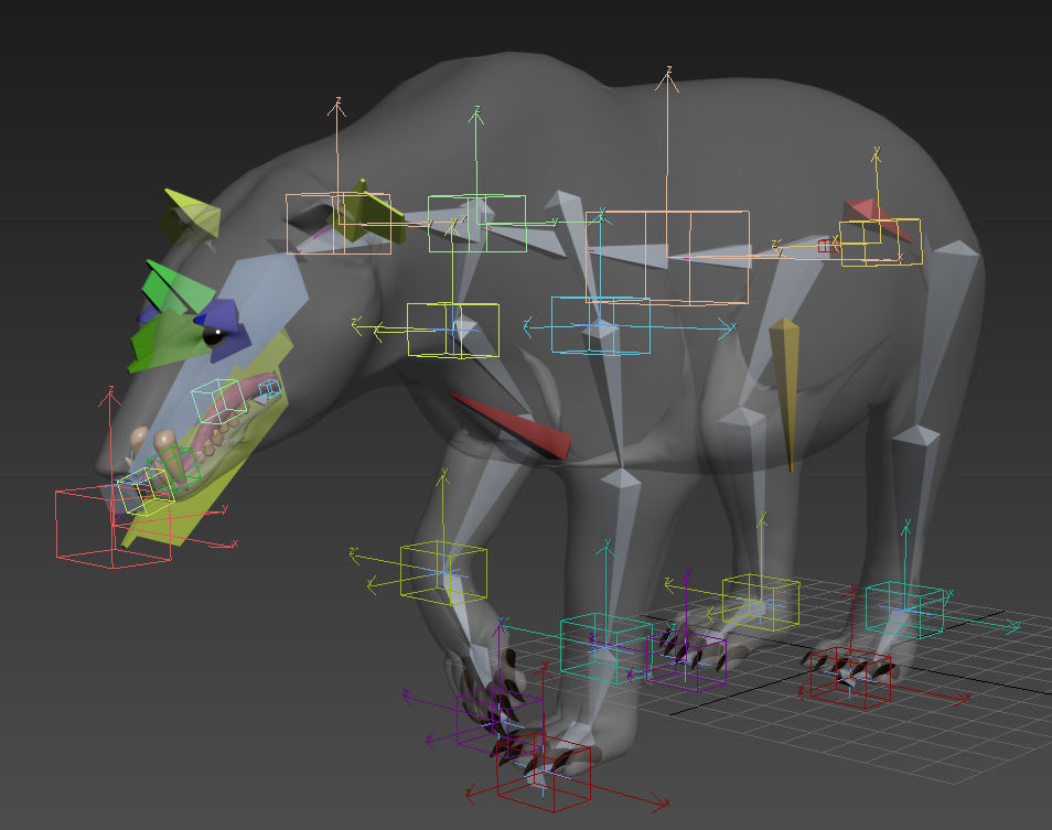 3D animated Polar Bear  3D model_23