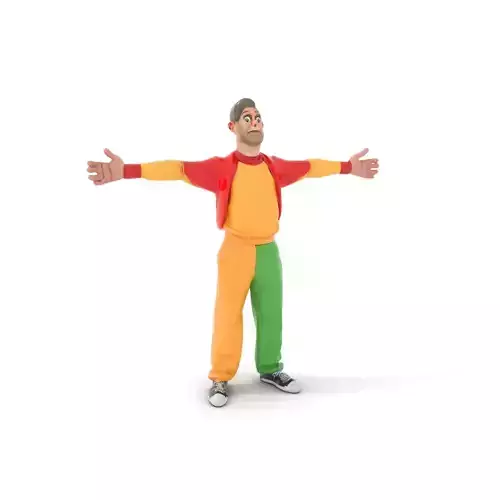 Vibrant Cartoon Character model pack