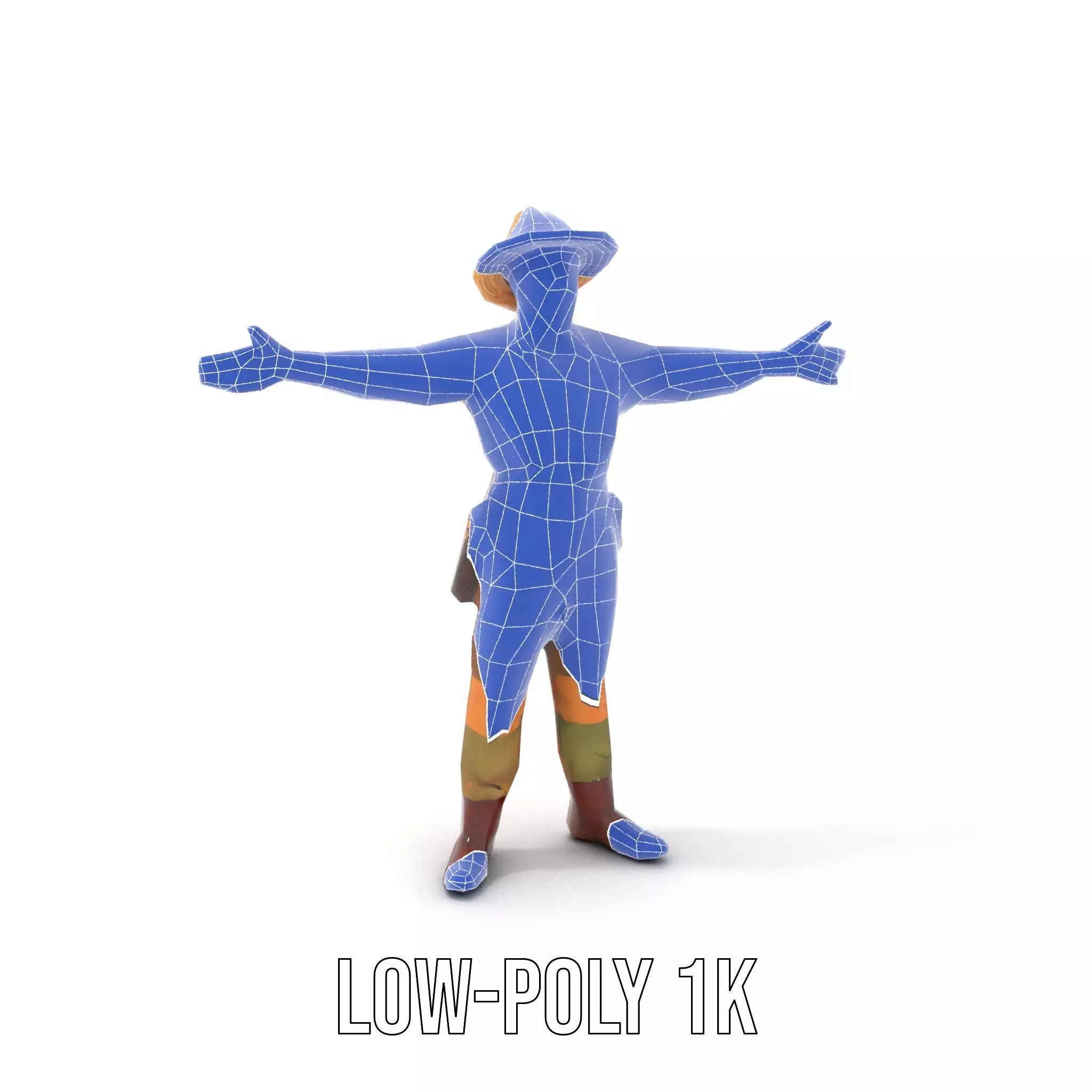 Adventurer Safari Outfit model pack Low-poly 3D model_30