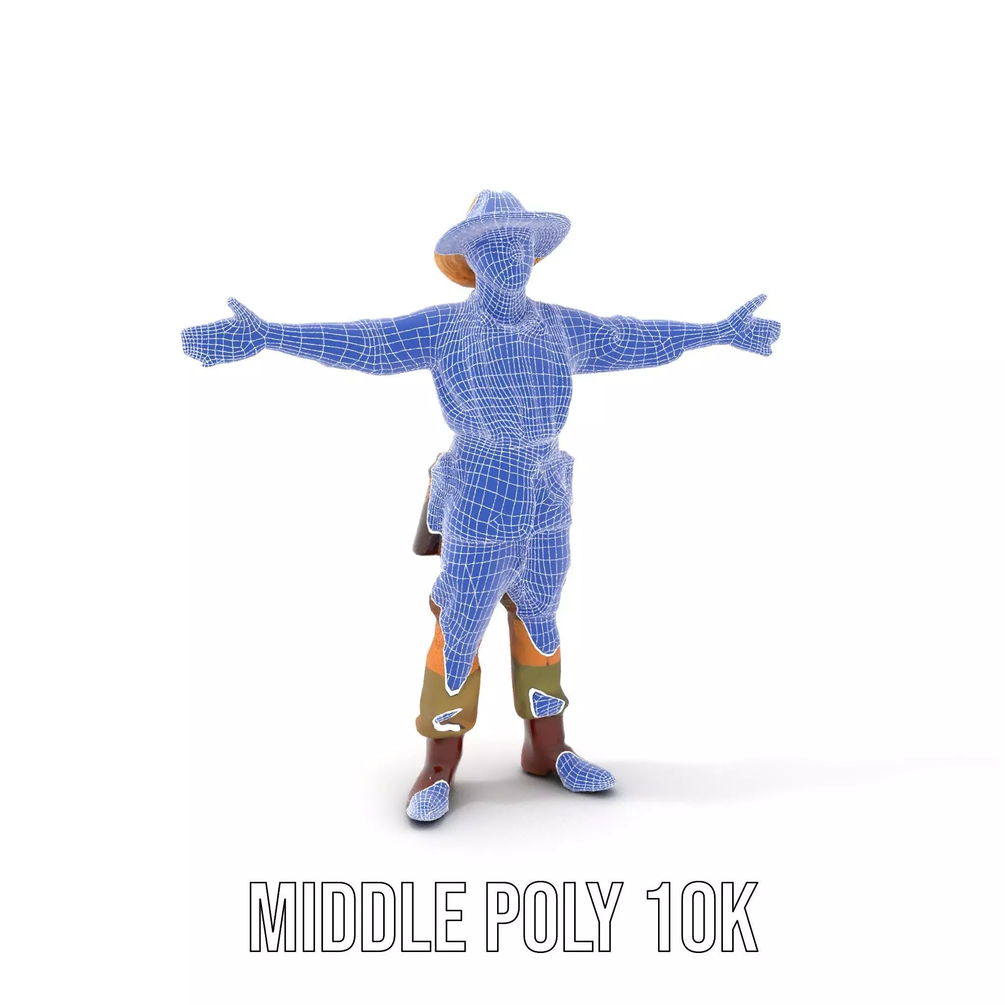 Adventurer Safari Outfit model pack Low-poly 3D model_12