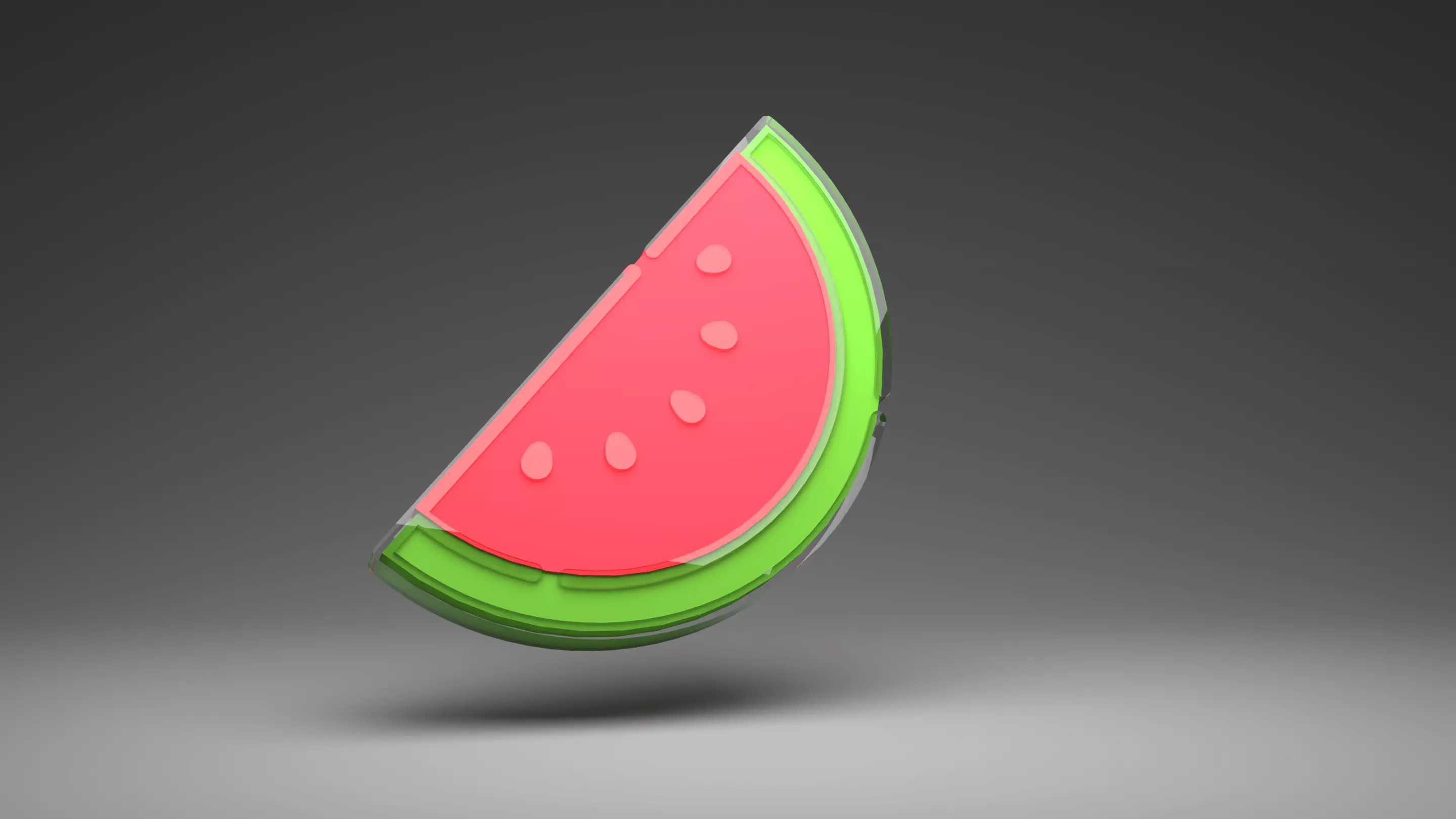 3D Icons Fruits 3D model 3D model_8