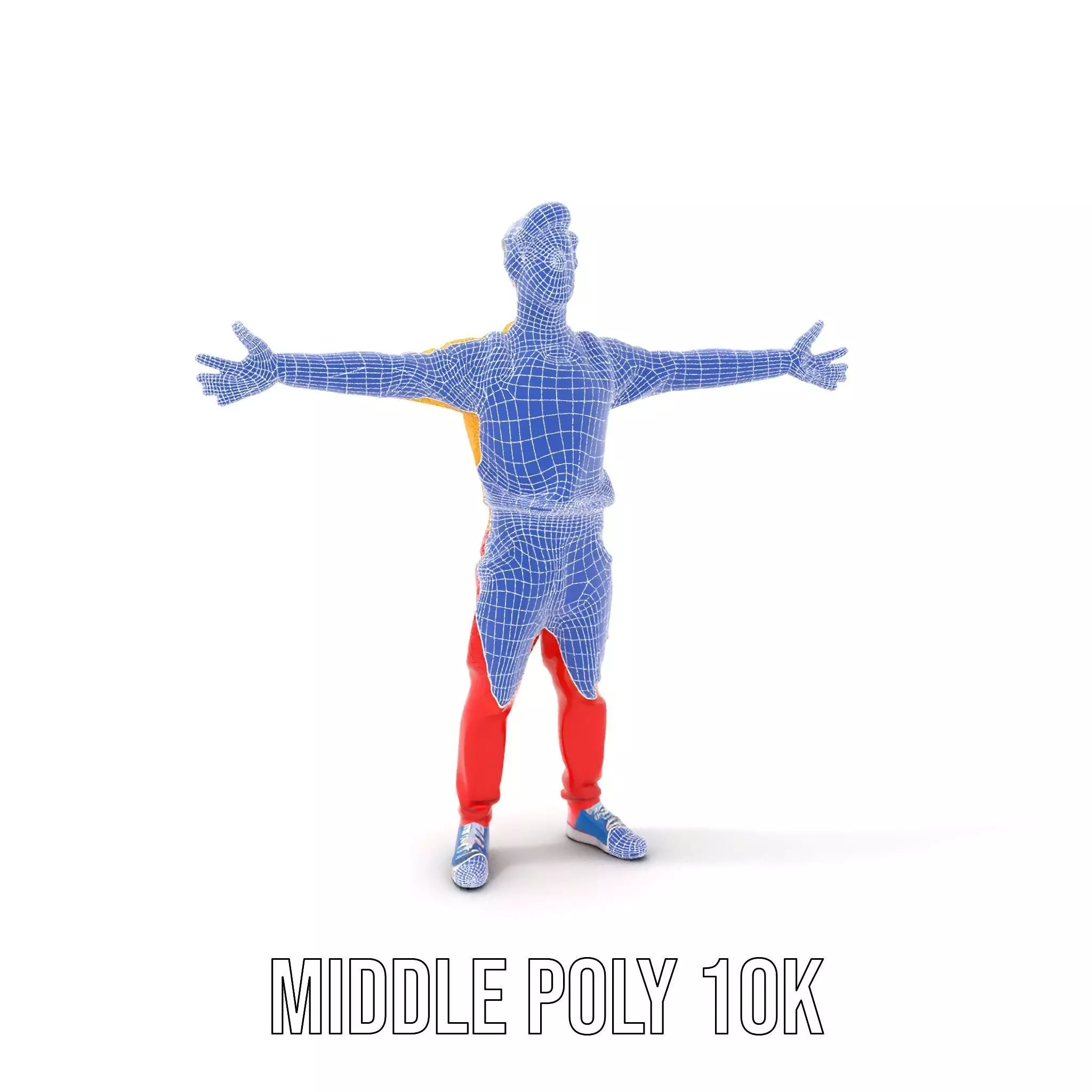 Vibrant Youth Character model pack Low-poly 3D model_18