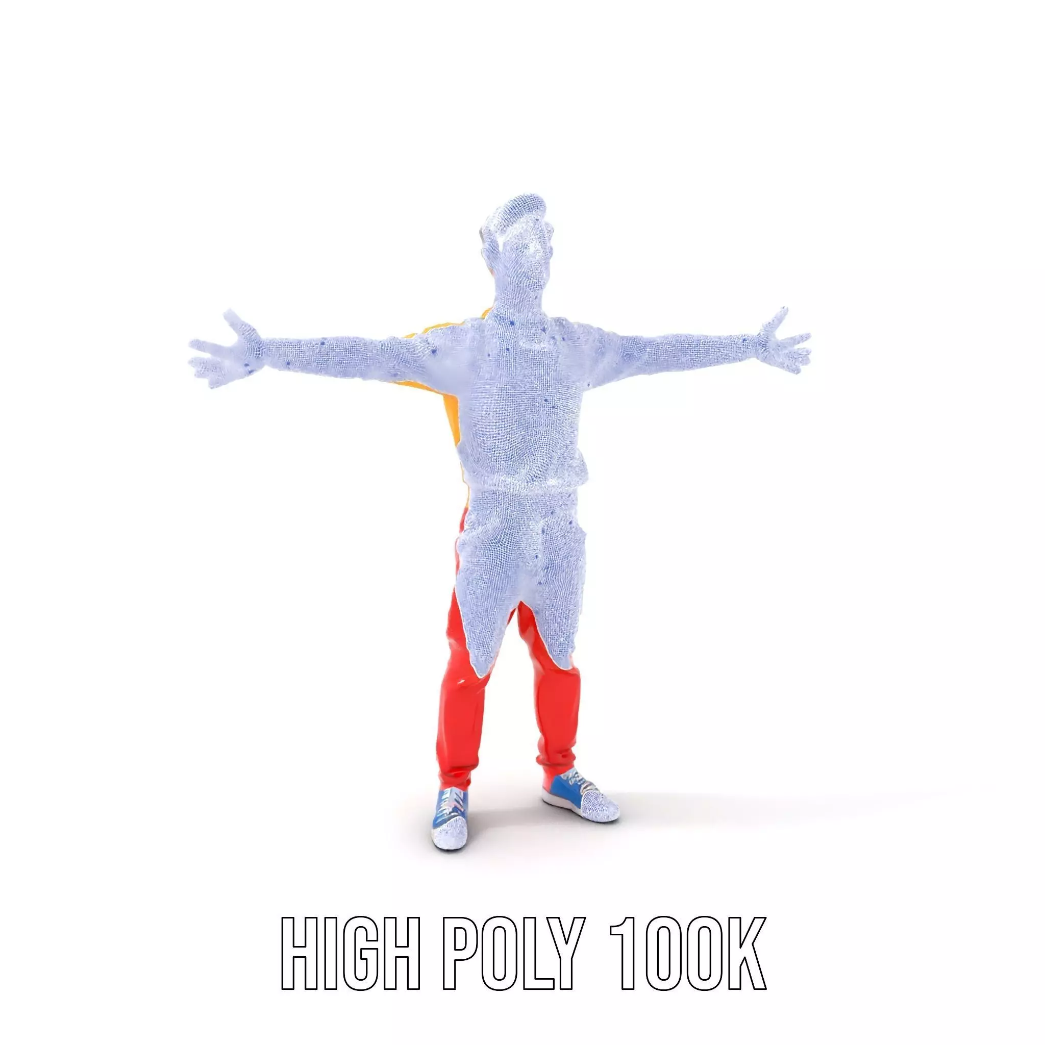 Vibrant Youth Character model pack Low-poly 3D model_4