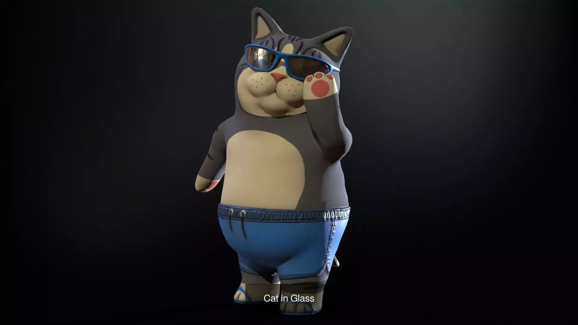 CatsLowPoly Pack 3D Model Collection_17