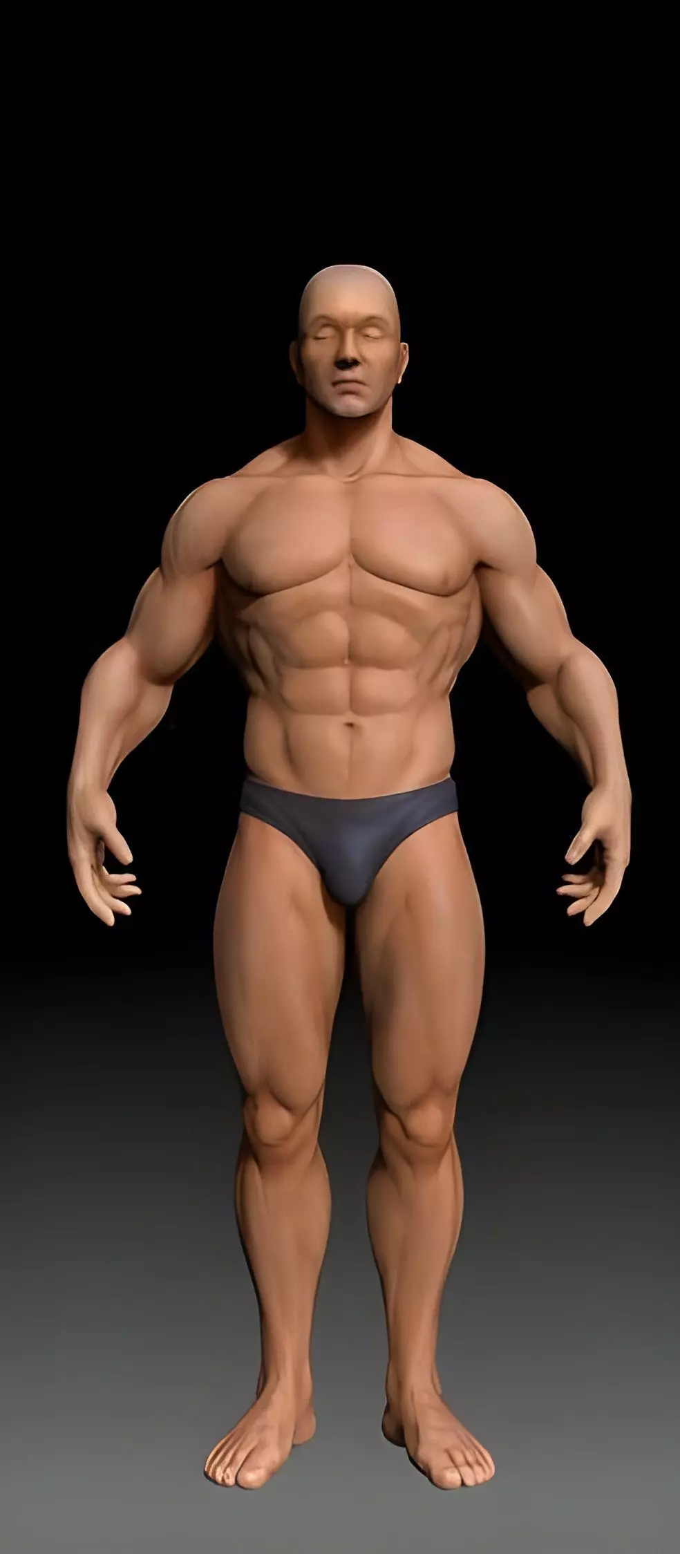 Realistic 3D Male Character Model 3D model_2