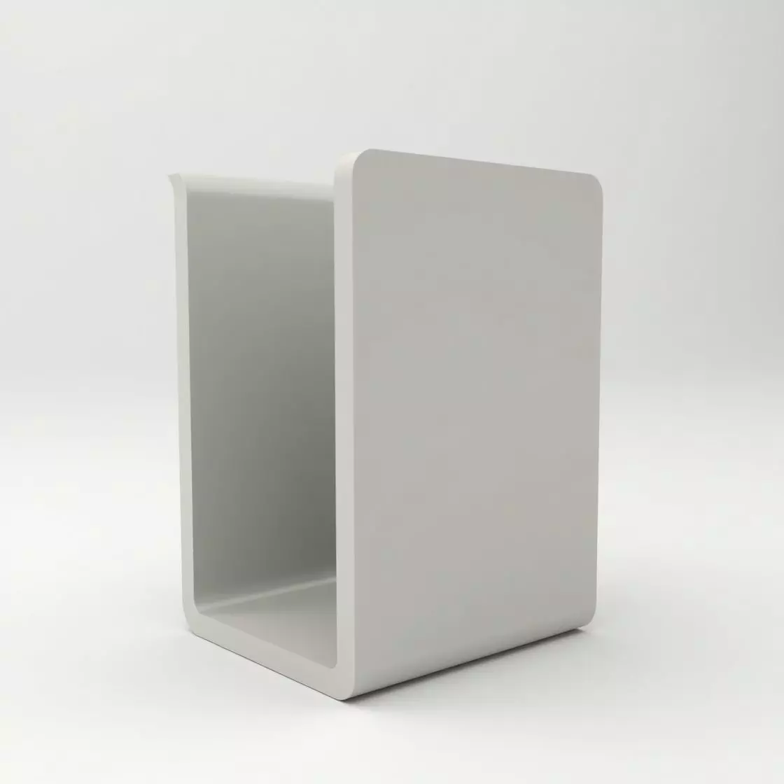 Modern Minimalist U Shaped Bookend 3D print model_30