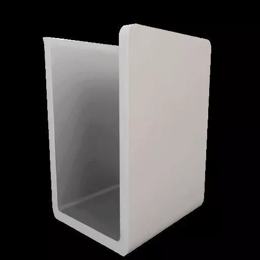 Modern Minimalist U Shaped Bookend 3D print model_24