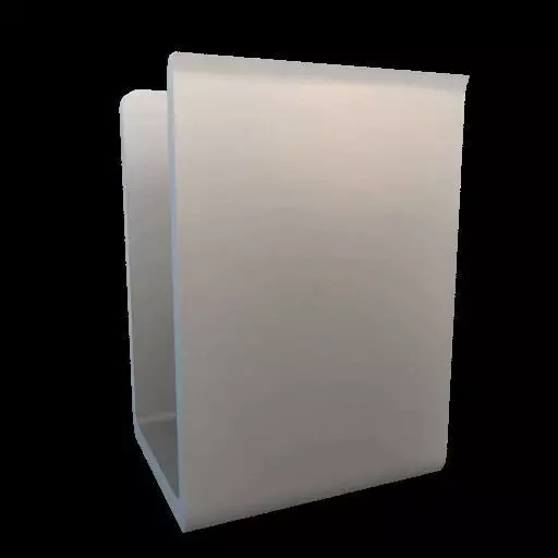 Modern Minimalist U Shaped Bookend 3D print model_9