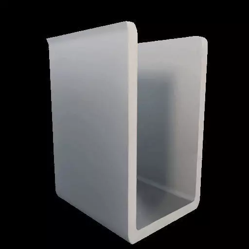 Modern Minimalist U Shaped Bookend 3D print model_3