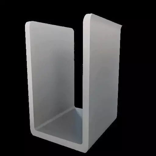 Modern Minimalist U Shaped Bookend 3D print model_13