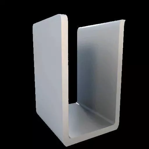 Modern Minimalist U Shaped Bookend 3D print model_18