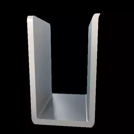 Modern Minimalist U Shaped Bookend 3D print model_15