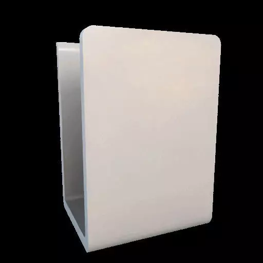 Modern Minimalist U Shaped Bookend 3D print model_12