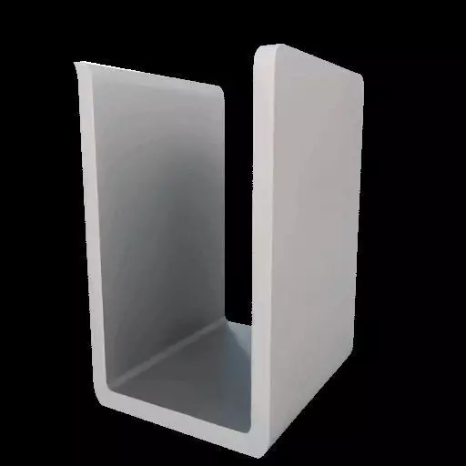 Modern Minimalist U Shaped Bookend 3D print model_25