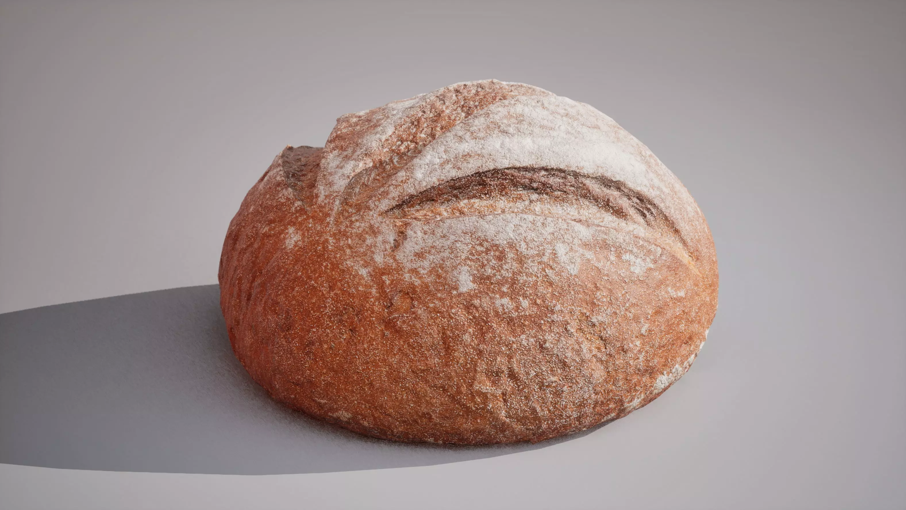 Rye Bread Game ready model 5K triangles 4K PBR textures Low-poly 3D model_1